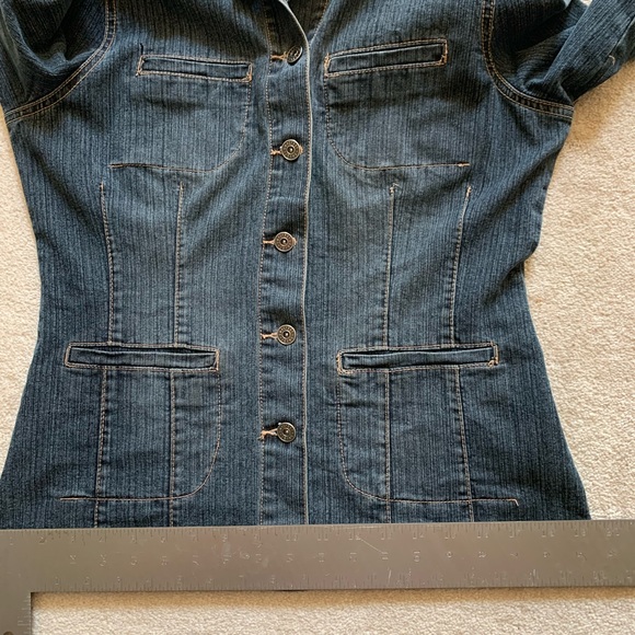 Vintage Contrast Jean Jacket -like new - Picture 8 of 9